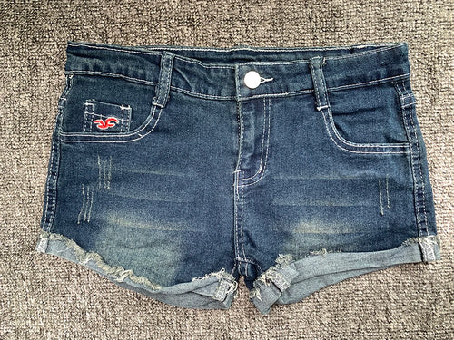 Summer Korean Sexy Low Waist Women Denim Shorts American Lady Y2K