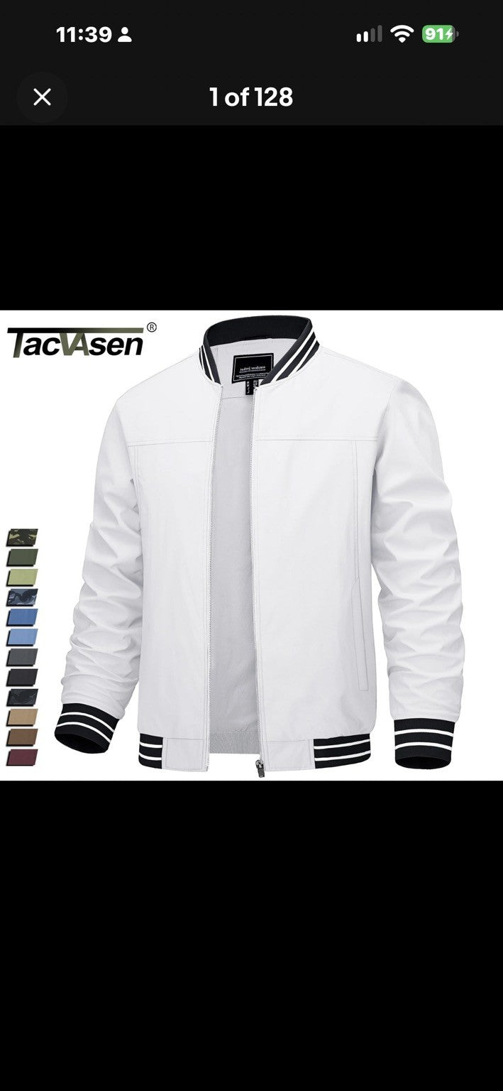 Men's Bomber Jacket Lightweight Sportswear